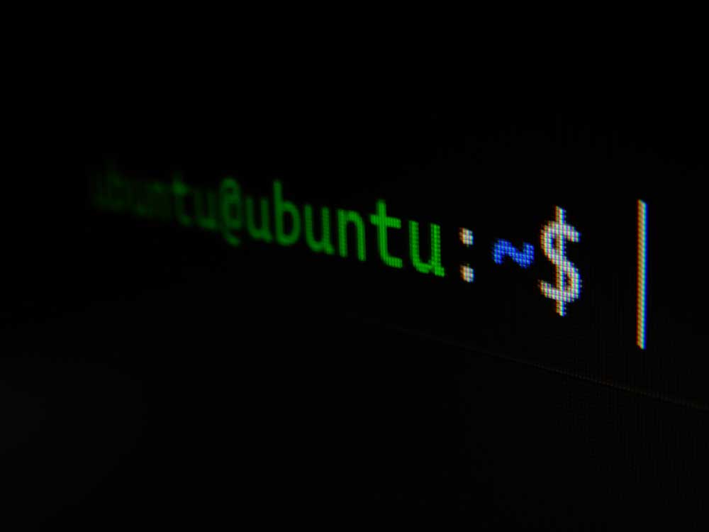 Terminale Linux con il prompt di Ubuntu